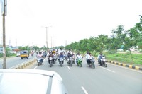 Happy Wedding Team Bike Rally at Guntur